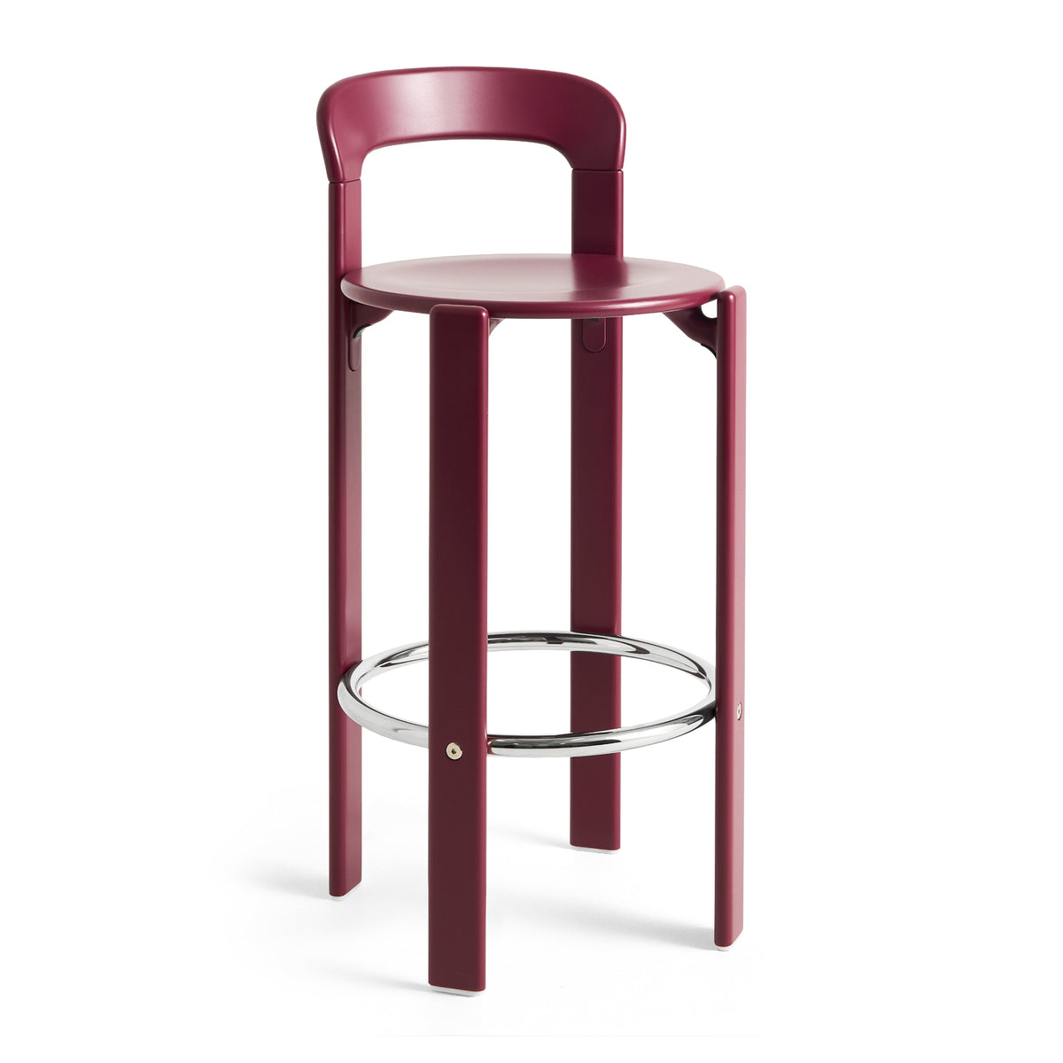 HAY Rey Bar Stool Barhocker Buche wasserbasiert lackiert