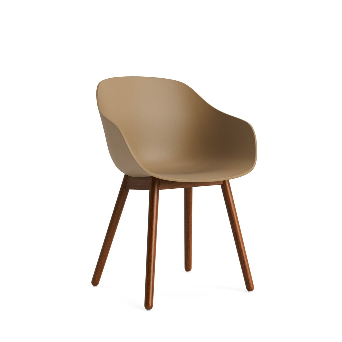 HAY About A Chair AAC 212 Armlehnstuhl Kunststoff Holzgestell 4-Fuß rund