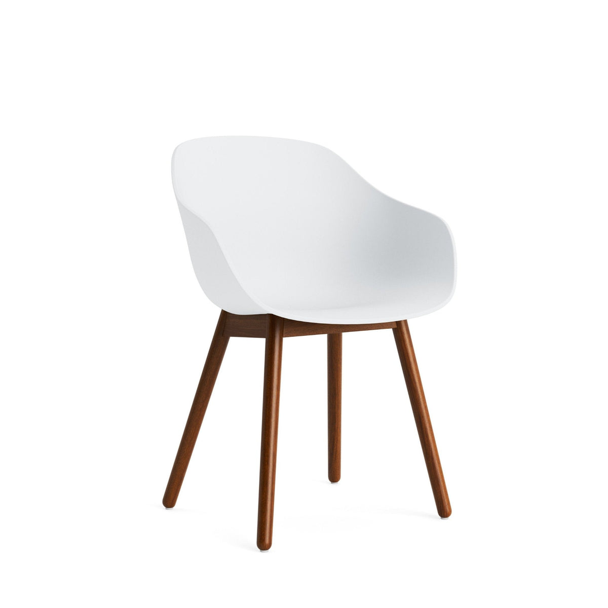 HAY About A Chair AAC 212 Armlehnstuhl Kunststoff Holzgestell 4-Fuß rund