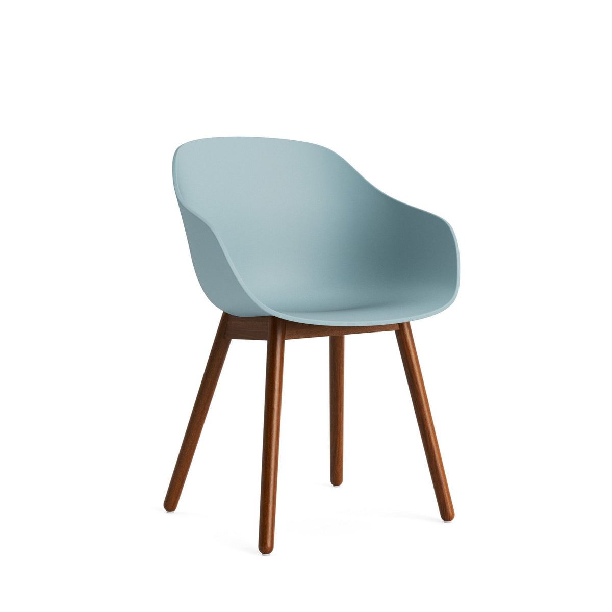 HAY About A Chair AAC 212 Armlehnstuhl Kunststoff Holzgestell 4-Fuß rund