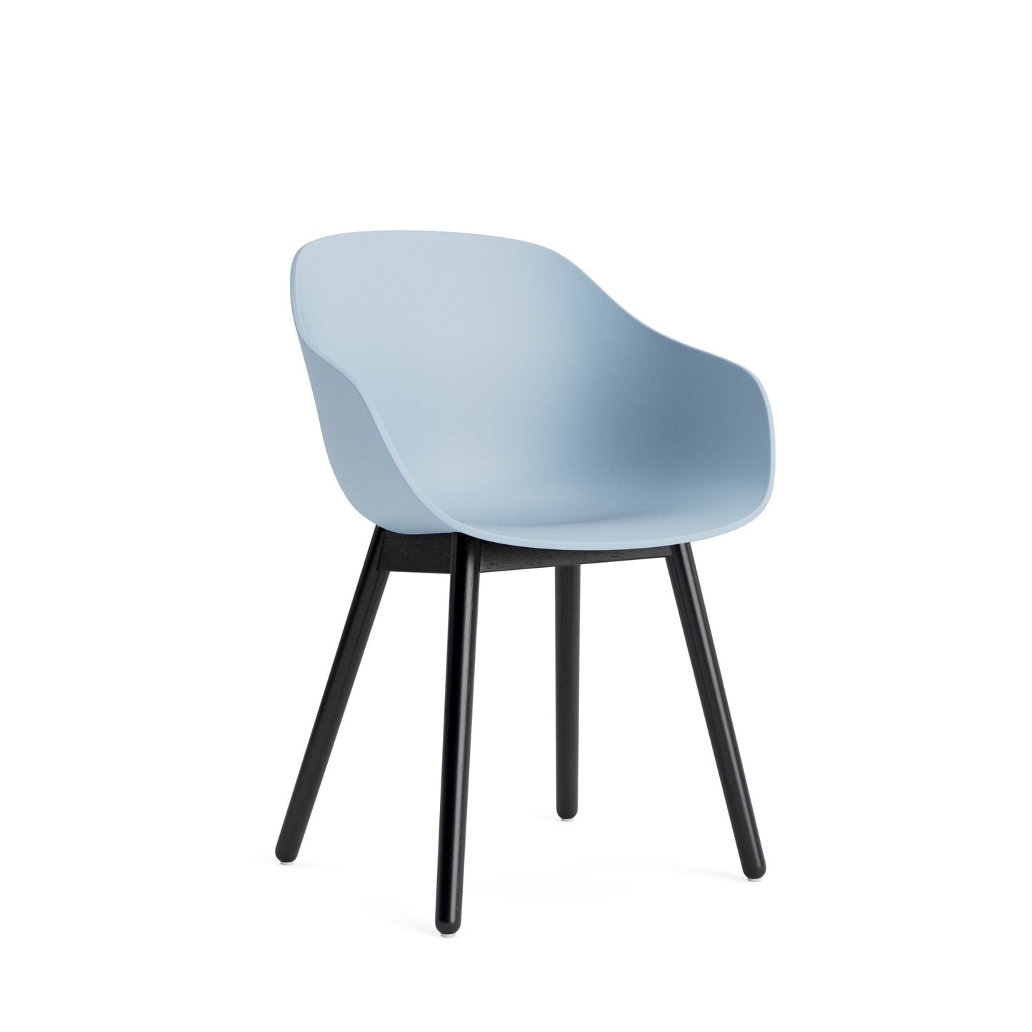 HAY About A Chair AAC 212 Armlehnstuhl Kunststoff Holzgestell 4-Fuß rund