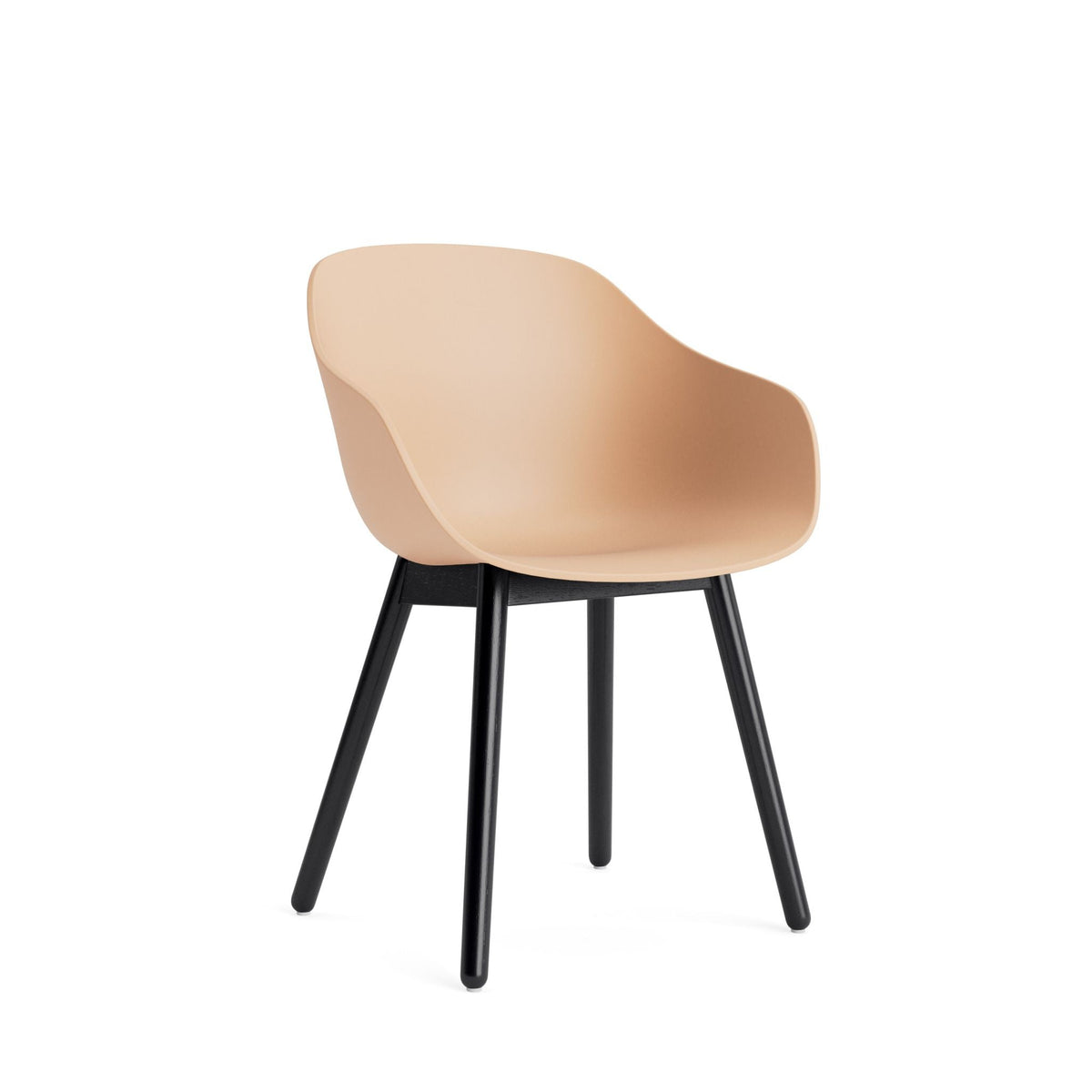 HAY About A Chair AAC 212 Armlehnstuhl Kunststoff Holzgestell 4-Fuß rund