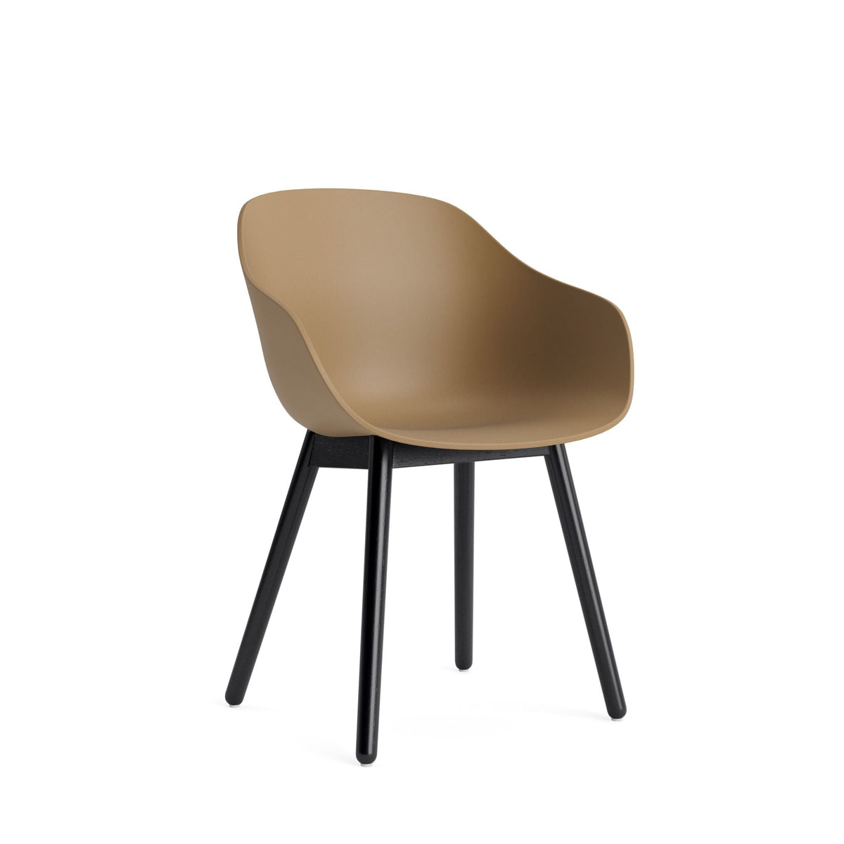 HAY About A Chair AAC 212 Armlehnstuhl Kunststoff Holzgestell 4-Fuß rund