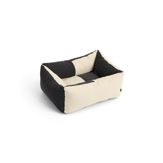 HAY Dogs Bed Hundebett  XS extra small Polyester recycelt schwarz weiß