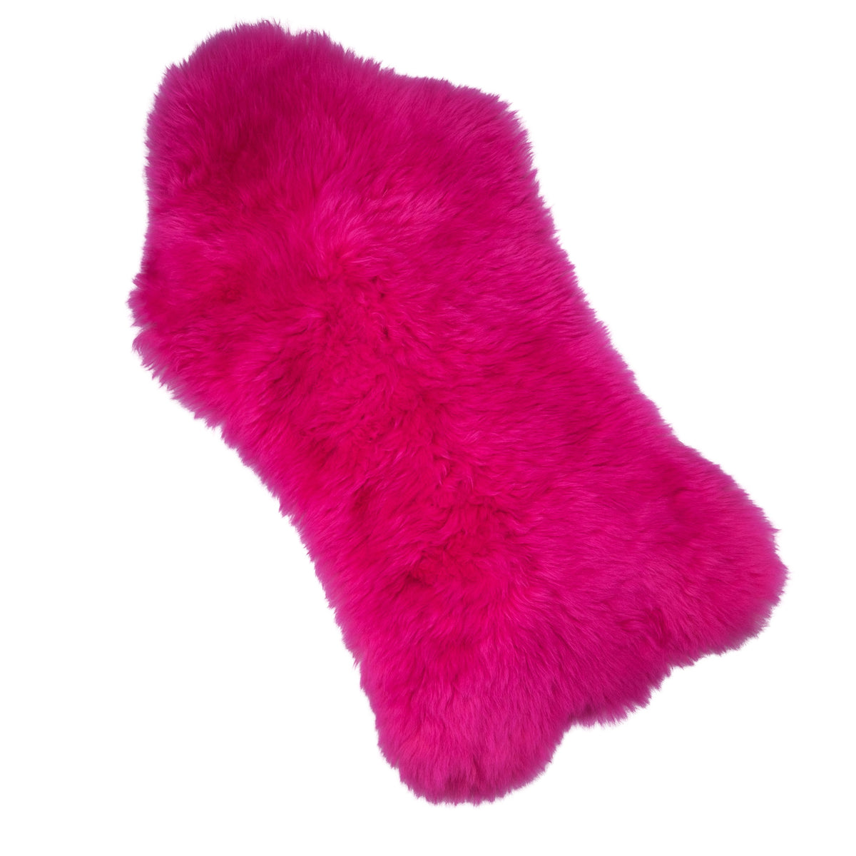Merinolamm Einzelfell Sitzauflage Bankauflage pink ca. 50x110 cm