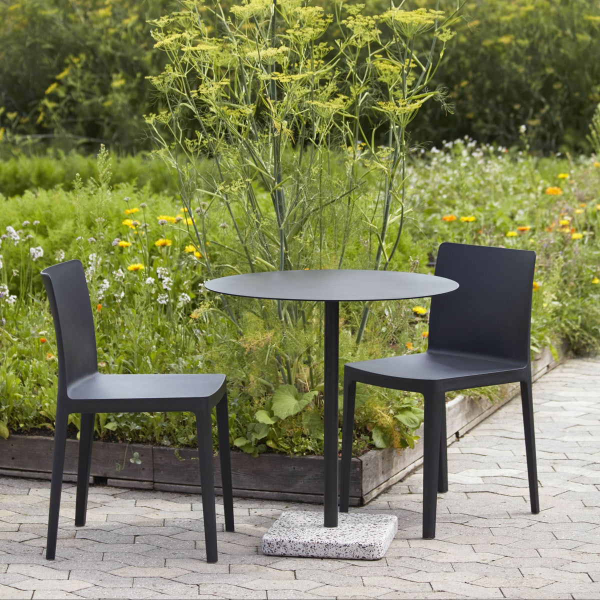 Hay ÉLÉMENTAIRE Chair Stuhl Kunststoff matt In- & Outdoor 2er Set