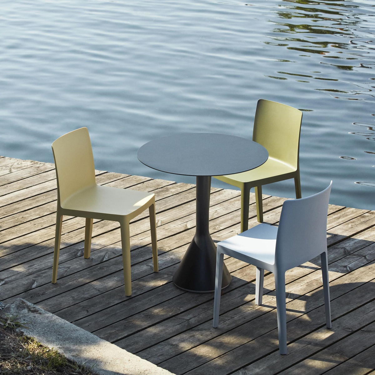 Hay ÉLÉMENTAIRE Chair Stuhl Kunststoff matt In- & Outdoor 2er Set