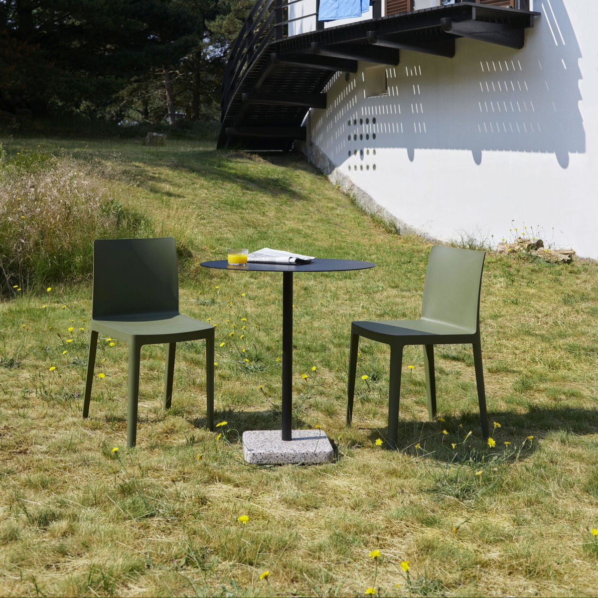 Hay ÉLÉMENTAIRE Chair Stuhl Kunststoff matt In- & Outdoor 2er Set