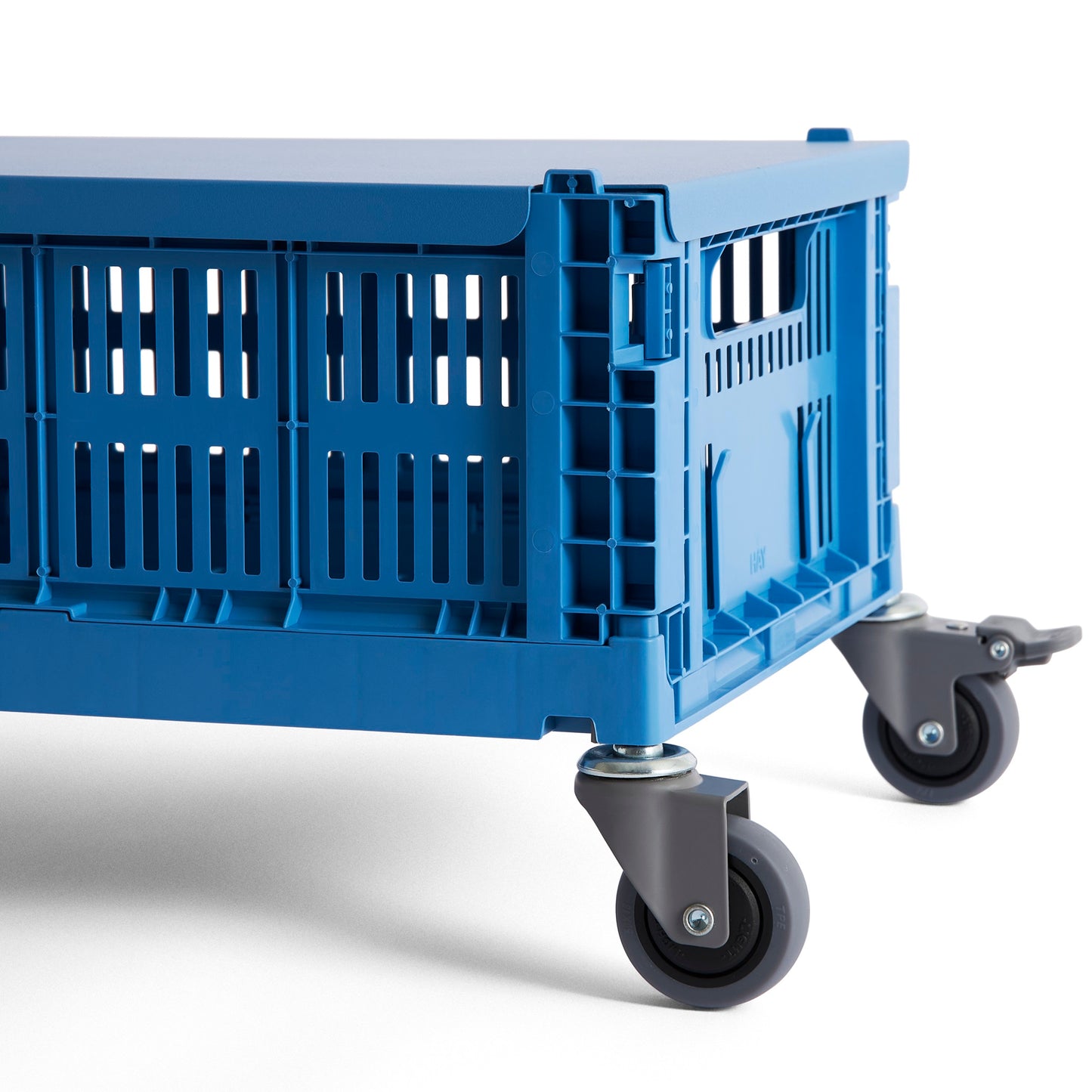 HAY Color Crate Wheels L large - Rollen (4er Set) gebremst für Klapp-Box
