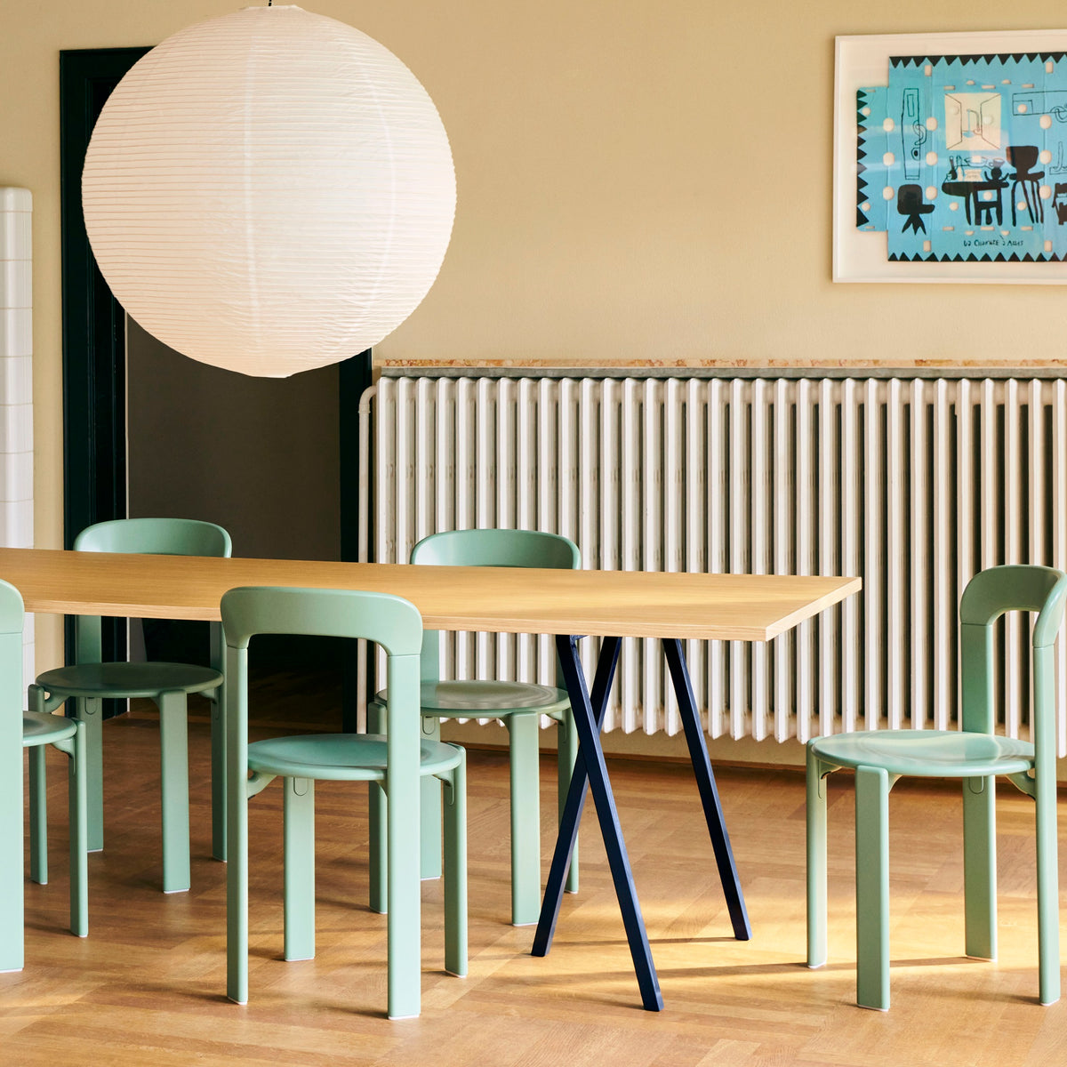 HAY Rey Chair Stuhl Buche stapelbar wasserbasiert lackiert