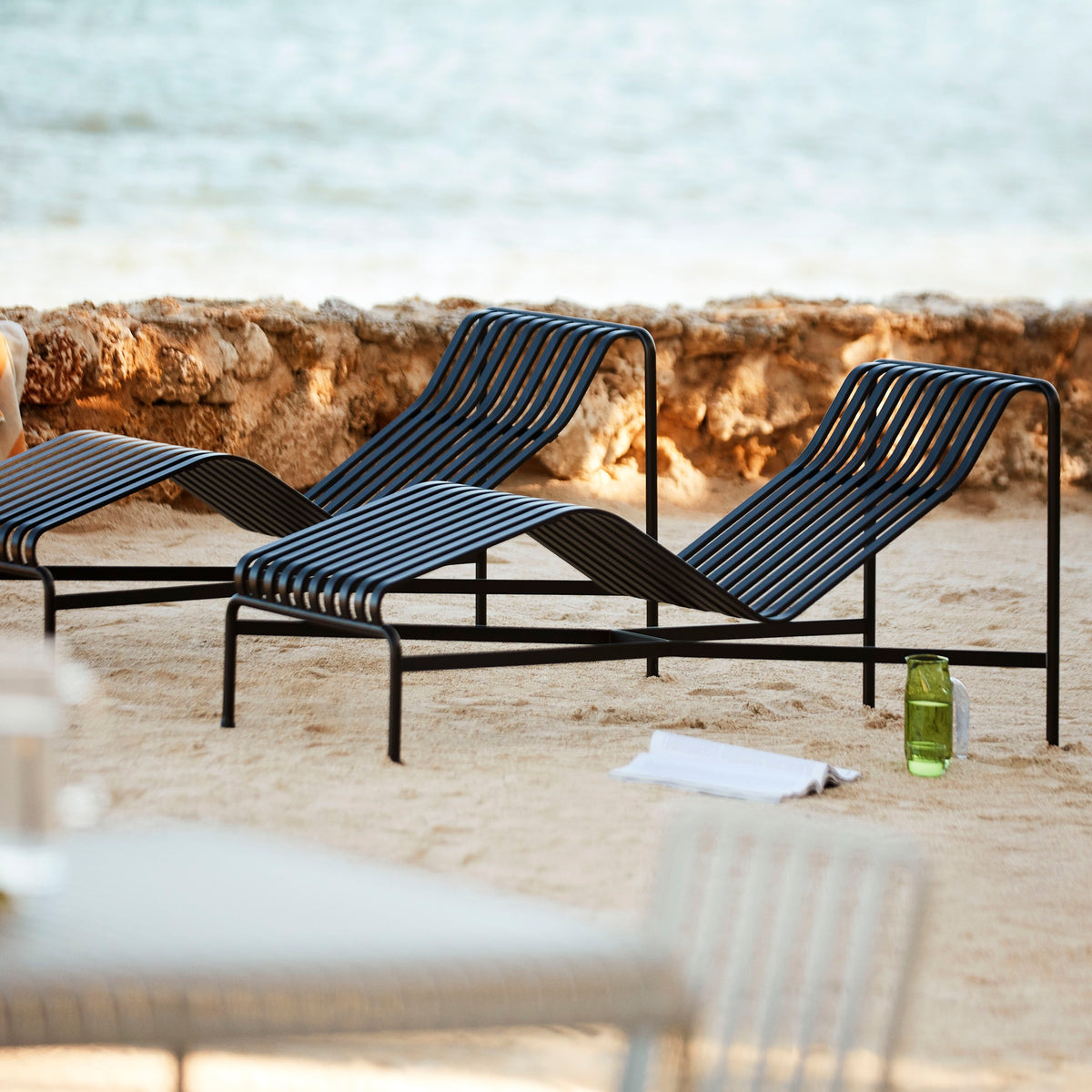 HAY Palissade Chaise Longue Outdoor-Liegestuhl