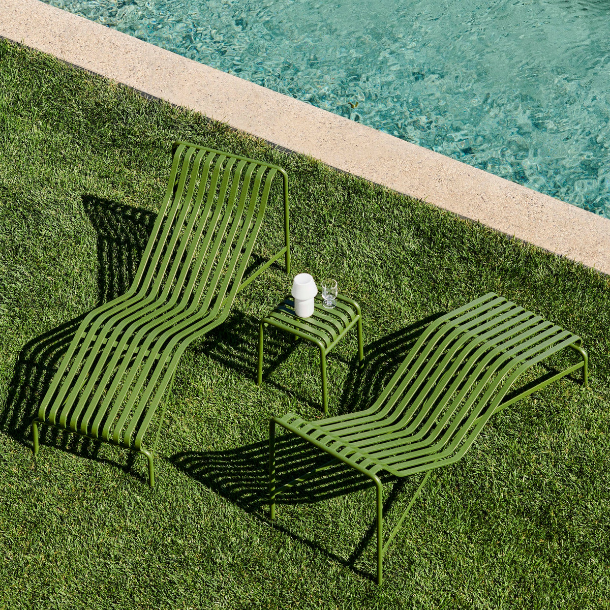 HAY Palissade Chaise Longue Outdoor-Liegestuhl
