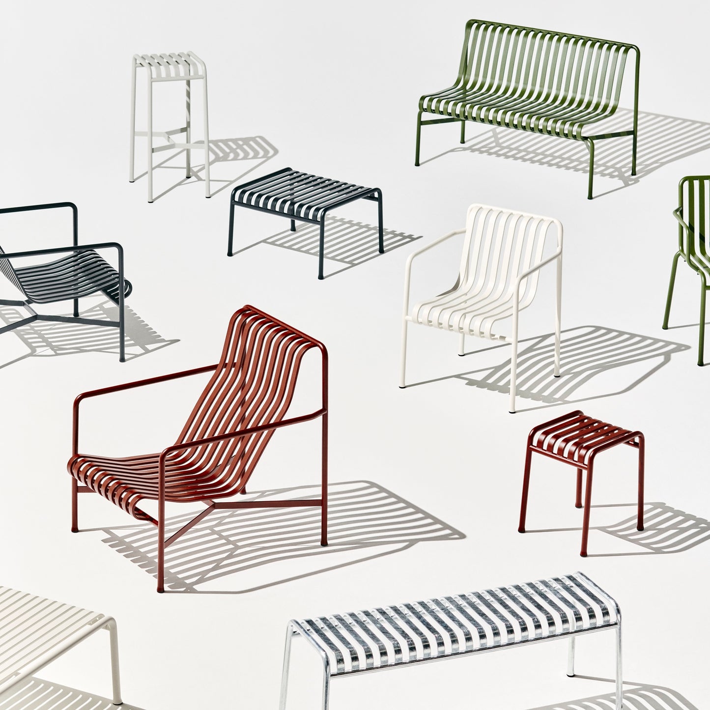 HAY Palissade Bench Outdoor-Sitzbank