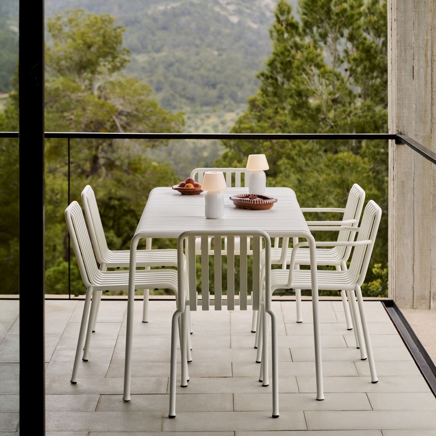 HAY Palissade Table Outdoor-Tisch Stahl 220 x 90 H 75cm