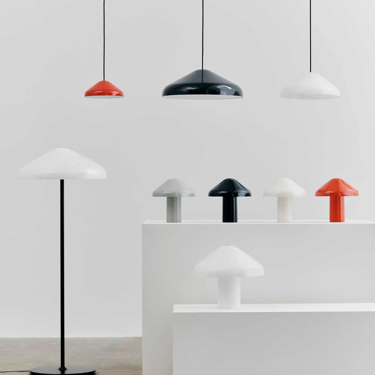 HAY Pao Lamp LED Lampe tragbare Akkuleuchte dimmbar schwarz