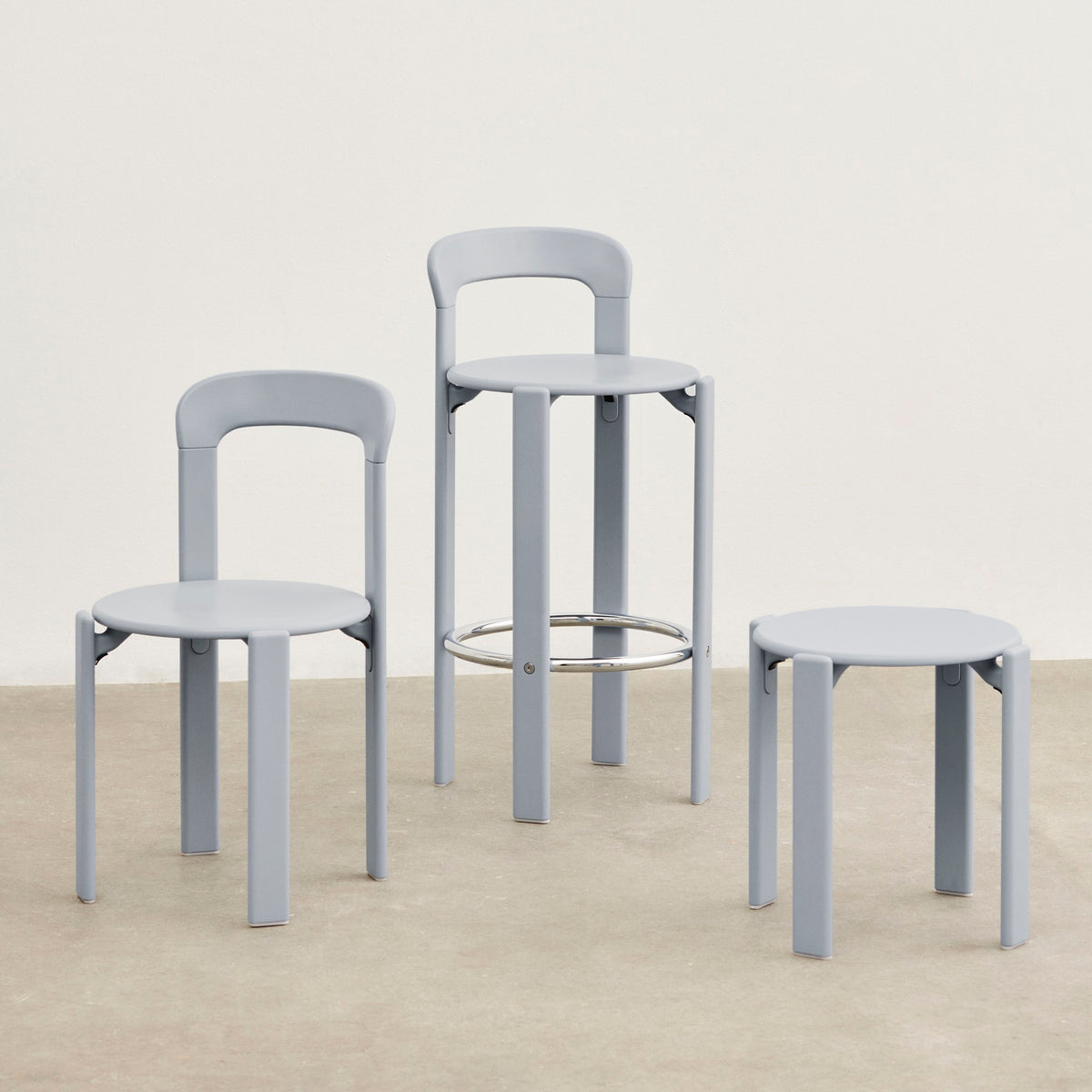 HAY Rey Bar Stool Barhocker Buche wasserbasiert lackiert