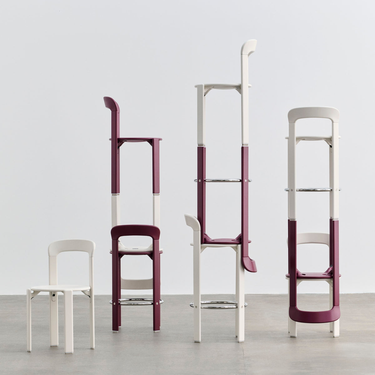 HAY Rey Bar Stool Barhocker Buche wasserbasiert lackiert