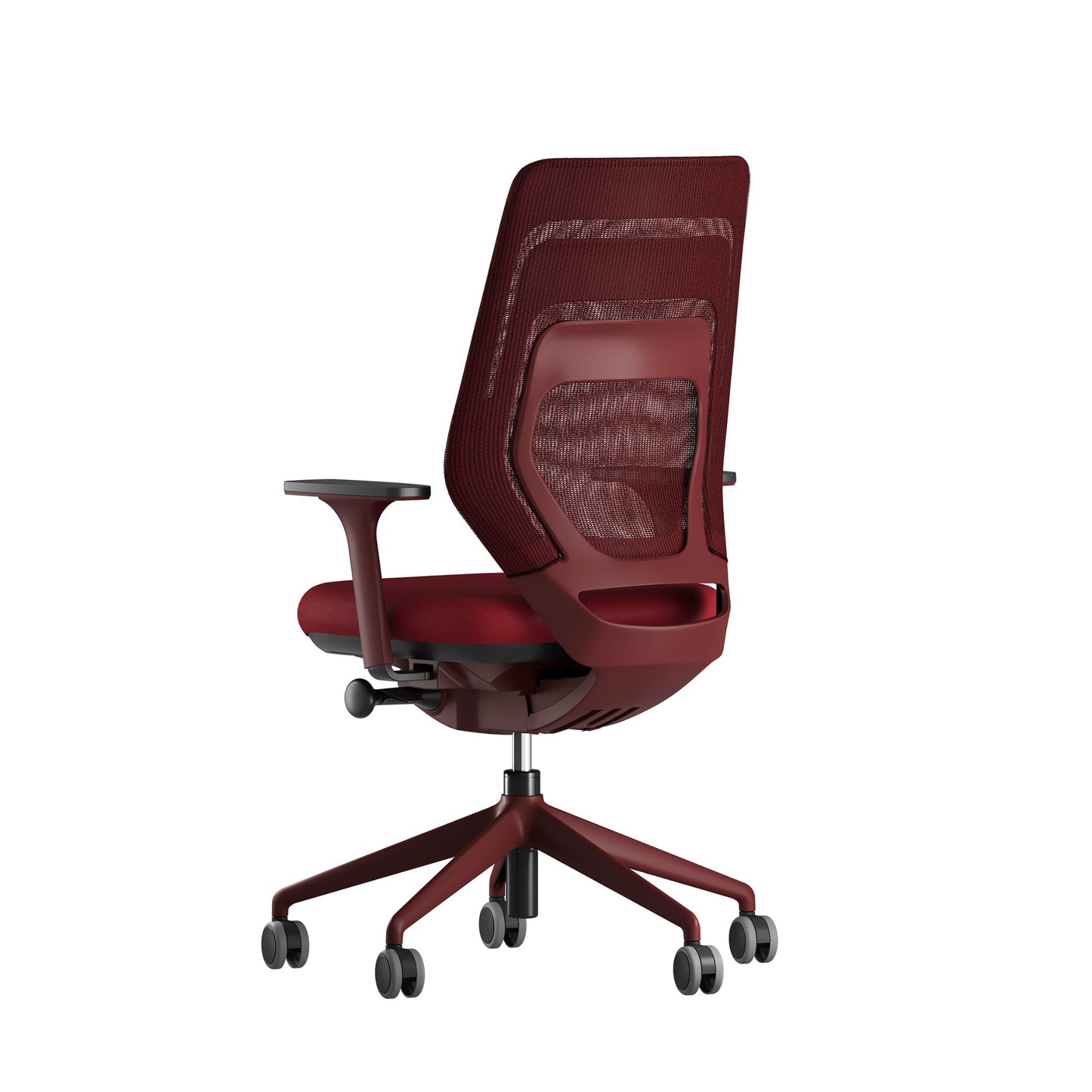 fm asiento Bürostuhl 3D Rücken Netzstrick transparent - FASTLINE