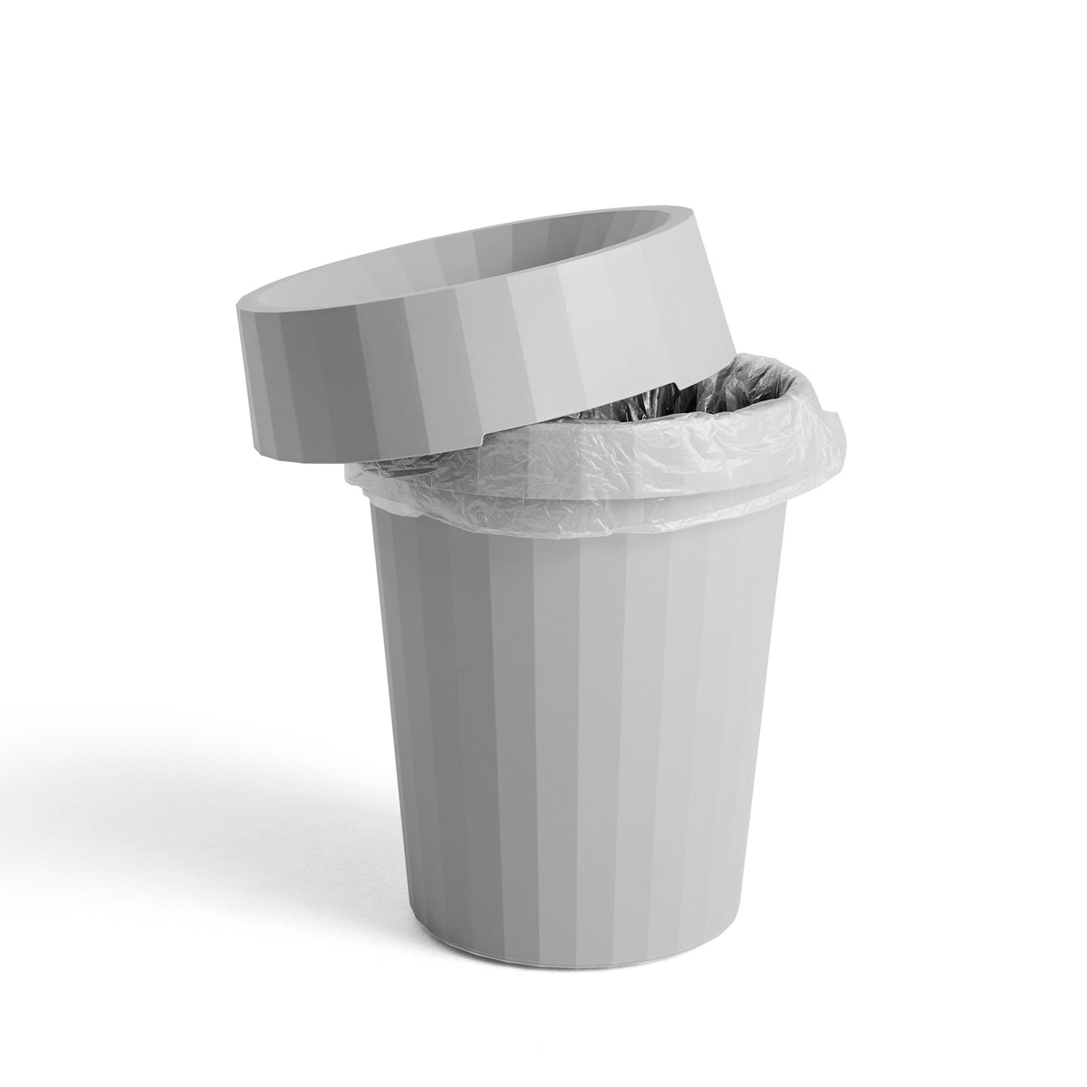HAY Shade Bin Papierkorb 14 l Kunststoff grau