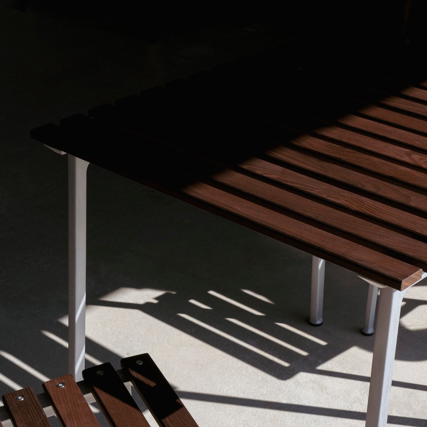 HAY Traverse Table Outdoor Tisch 190 x 83 cm Esche geölt / Aluminium