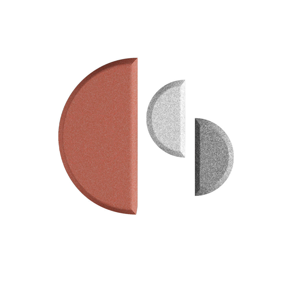 Bejot Silent:block Wall 3D akustisches Wandelement Halbkreis halbrund