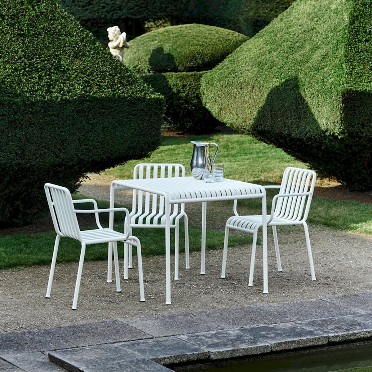 HAY Palissade Armchair Outdoor-Stuhl mit Armlehnen